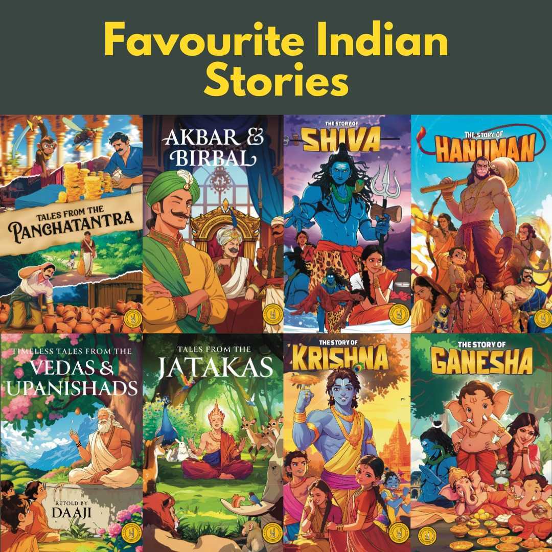 Favourite Indian Stories Bundle – 8 Book Set