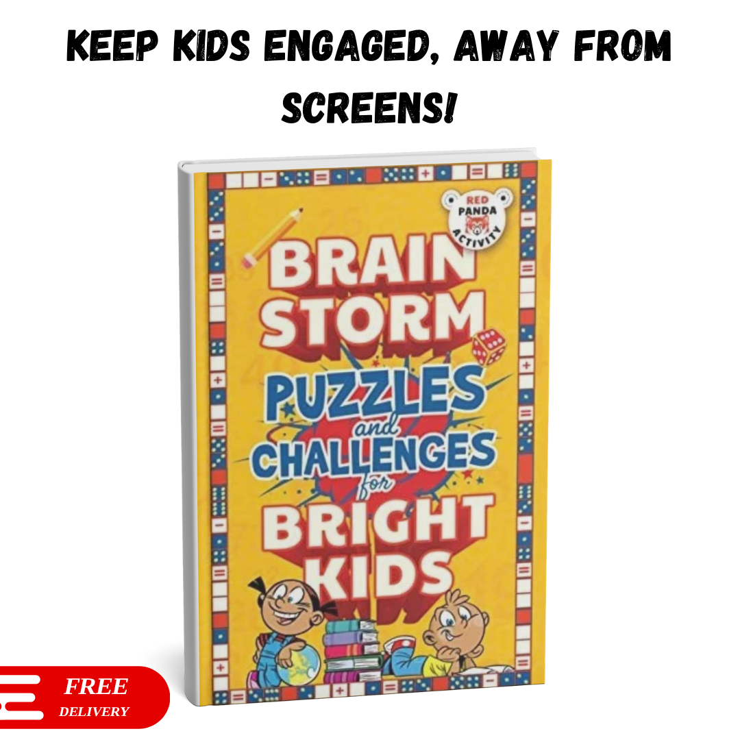 Brain Puzzles Bundle – 4 Books of Fun Challenges for Bright Kids