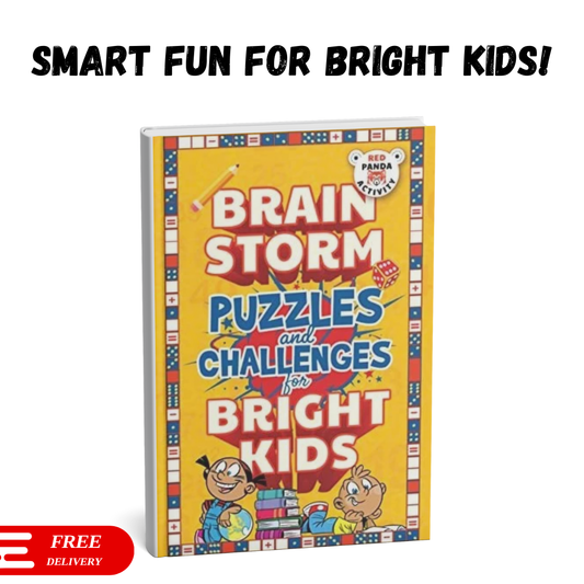 Brain Puzzles Bundle – 4 Books of Fun Challenges for Bright Kids