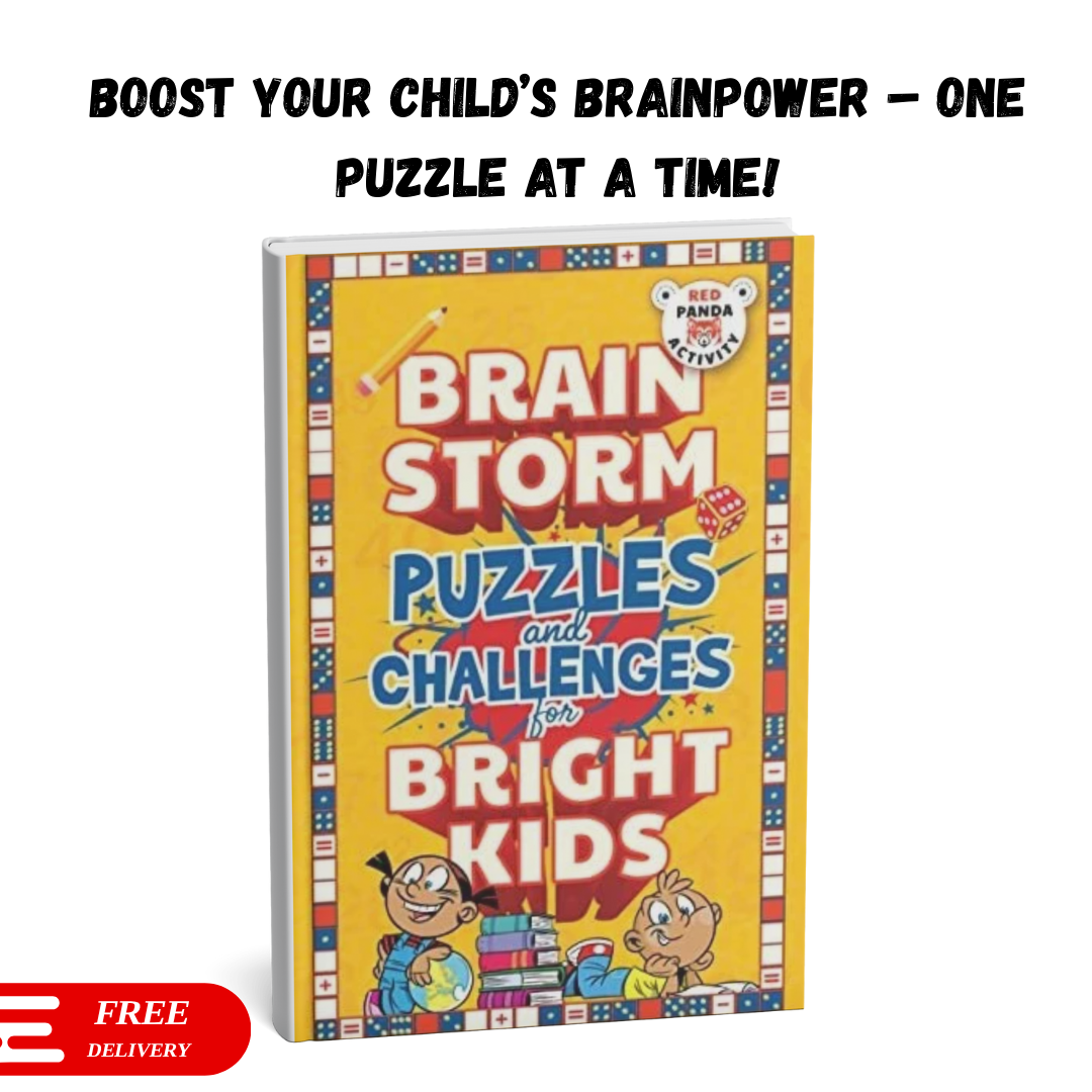 Brain Puzzles Bundle – 4 Books of Fun Challenges for Bright Kids