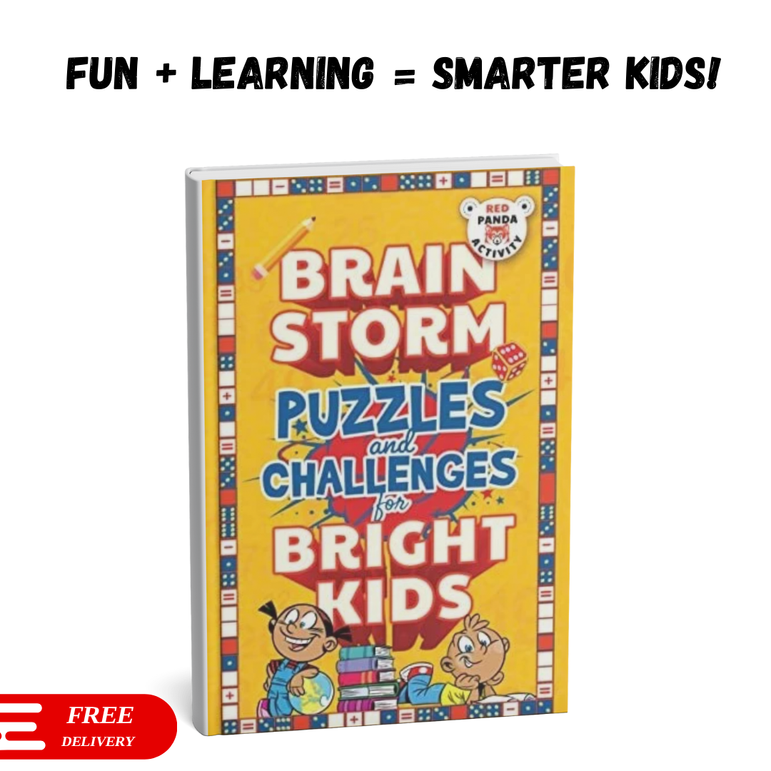 Brain Puzzles Bundle – 4 Books of Fun Challenges for Bright Kids