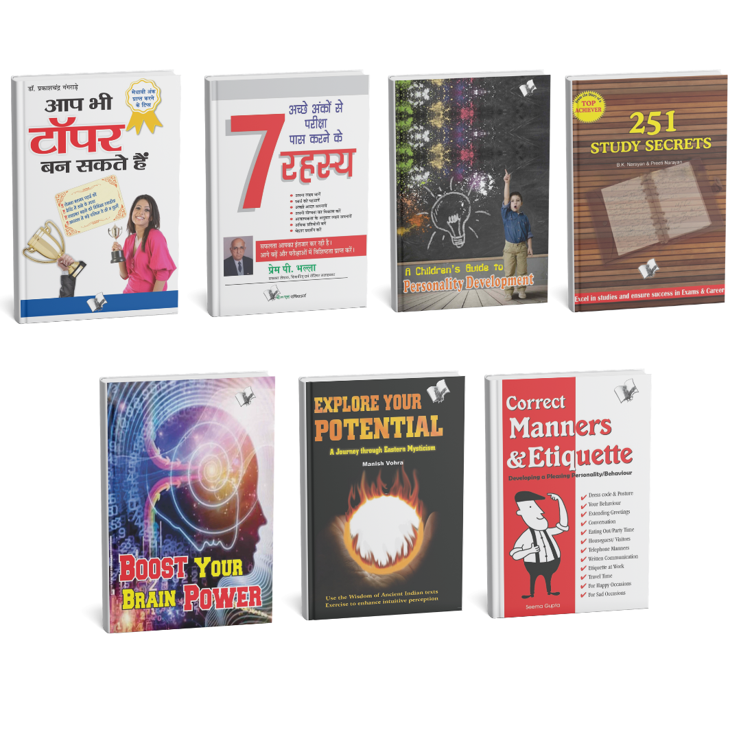 7 Student Success & Personality Development Book Set | Hindi/English