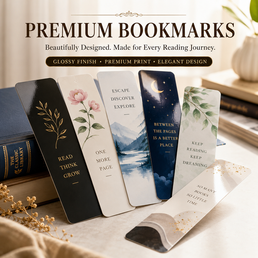 Premium Durable Bookmark – Slim, Lightweight Page Markers for Readers & Students