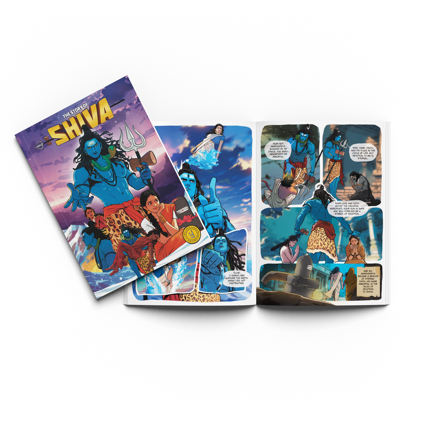 Stories of the Gods – Ganesha, Shiva, Hanuman & Krishna– 4 Book Comic Set (English)