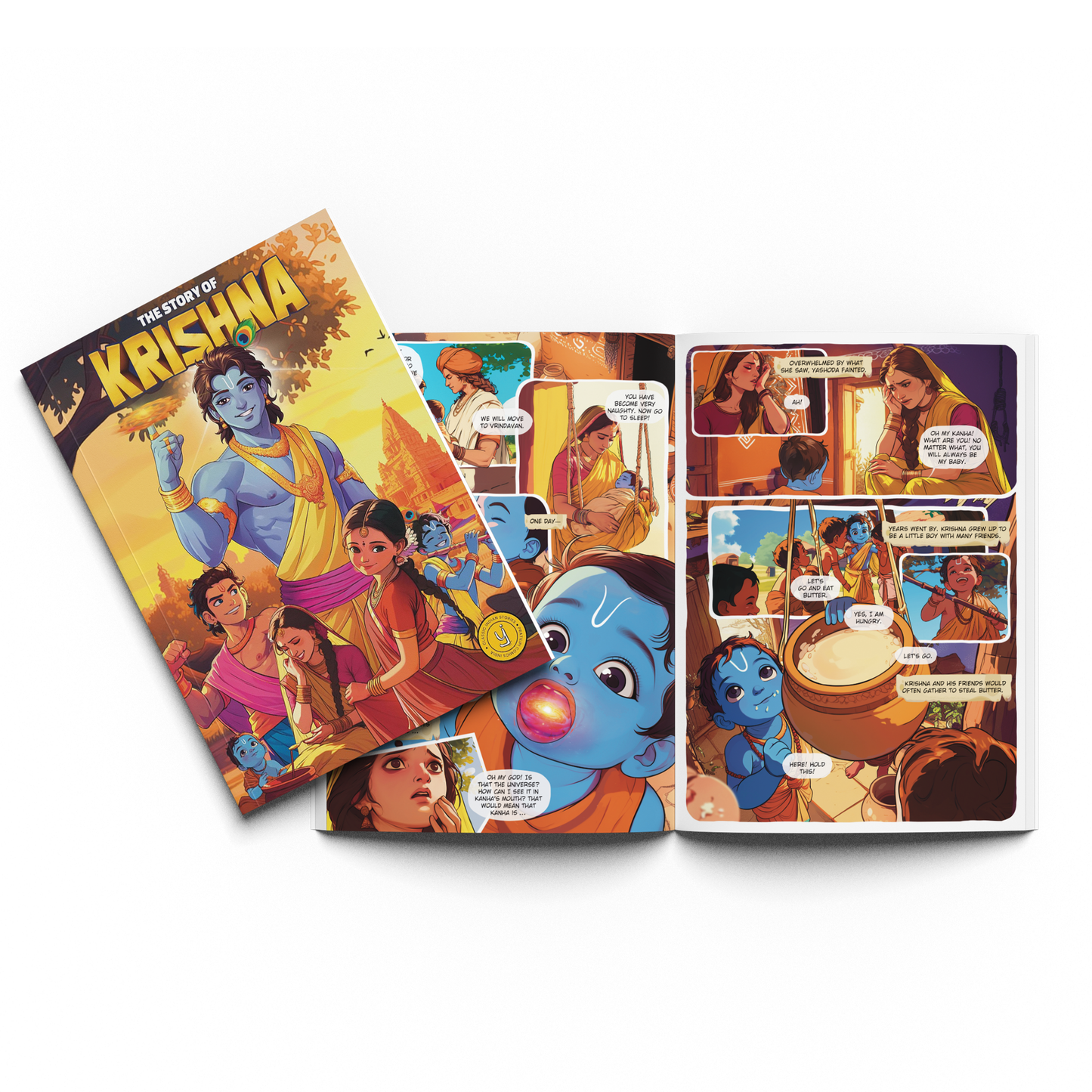 Stories of the Gods – Ganesha, Shiva, Hanuman & Krishna– 4 Book Comic Set (English)